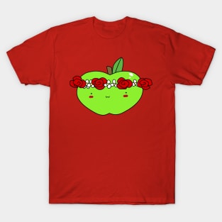 Flower Crown Green Apple T-Shirt